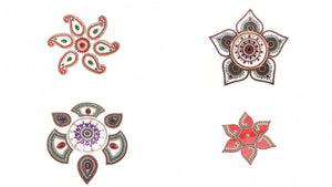 Handcrafted Decorative Rangoli Sets from Vaishu's Craft Creation
