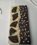 Oreo crispy with sprinkles chocolate bar