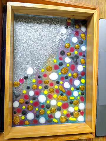 Resin buttons multipurpose tray