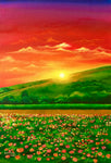The Sunrise,  Acrylic on Canvas By Mohana Raga Deepthi