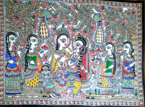 Mithila painting by Pratibha jha