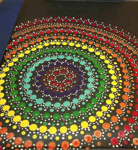 Dot Painting in Acrylic by Swapna